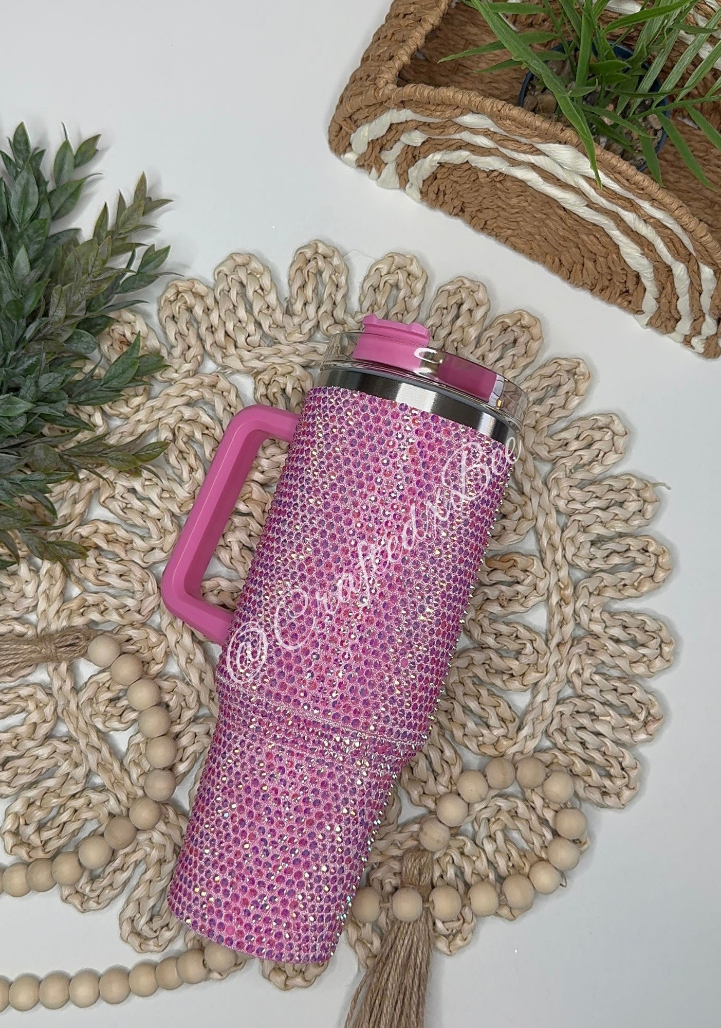 Rhinestone 40oz Tumbler RTS