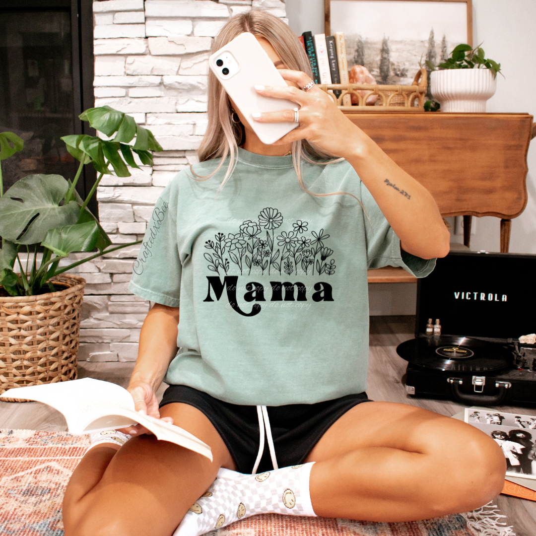Mama Floral Shirt