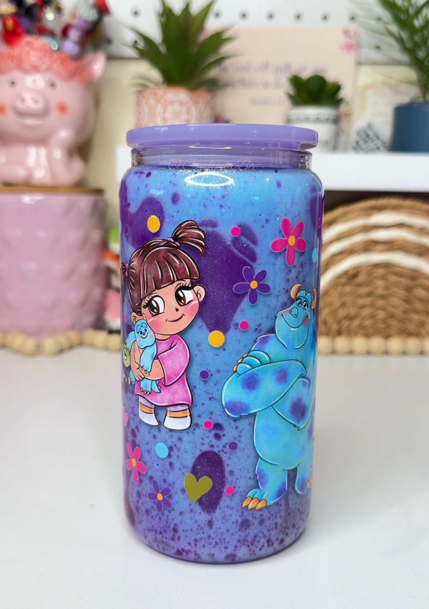 Kitty boo lava Glass Can