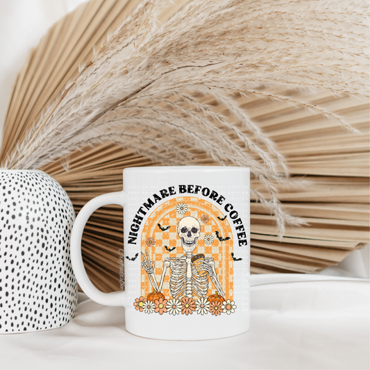 Nightmare Before Coffee mug