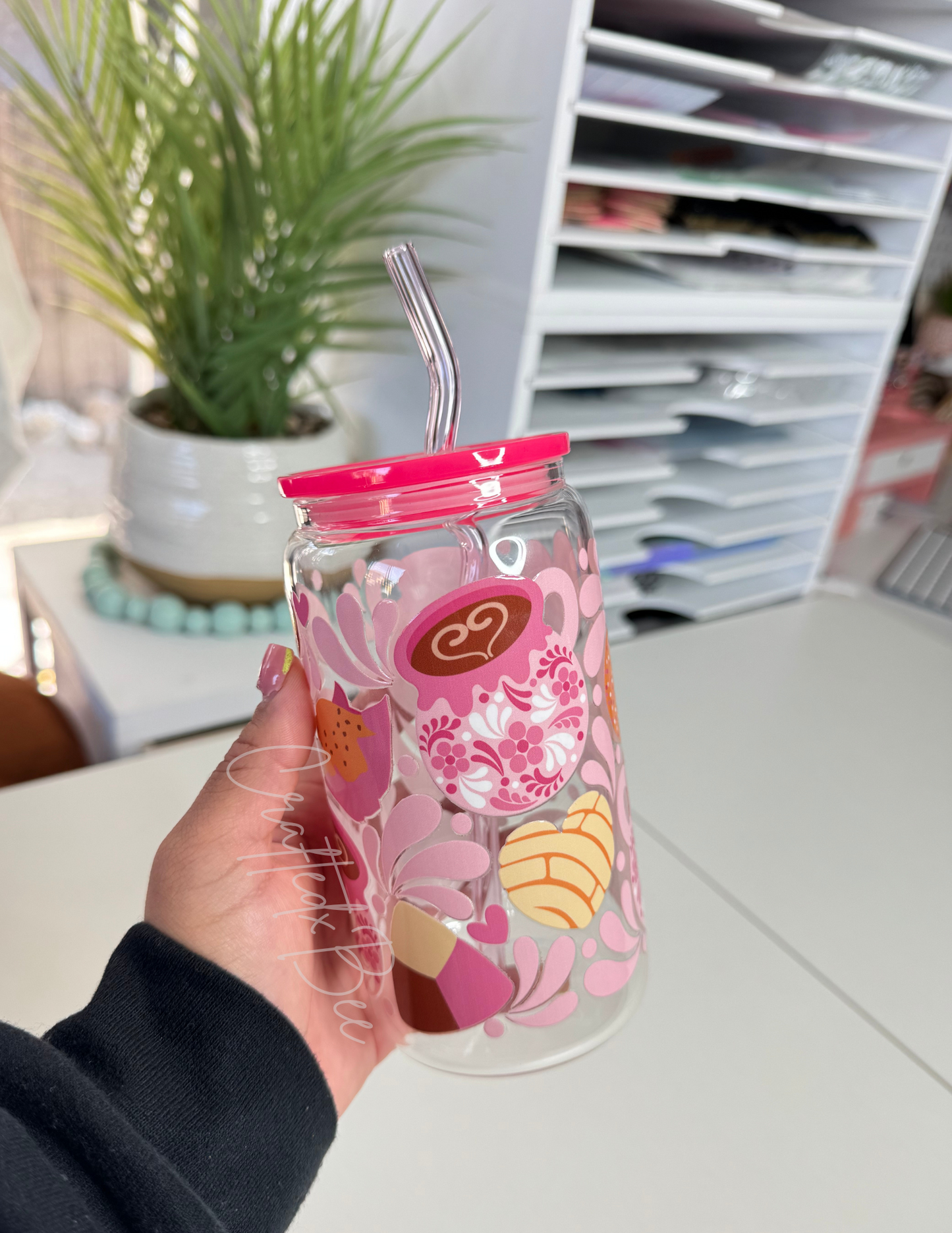 Pan Dulce y Cafecito Glass Can