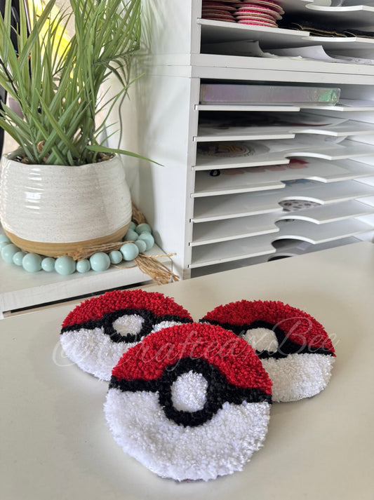 Pokey Ball Rug Cup Coaster