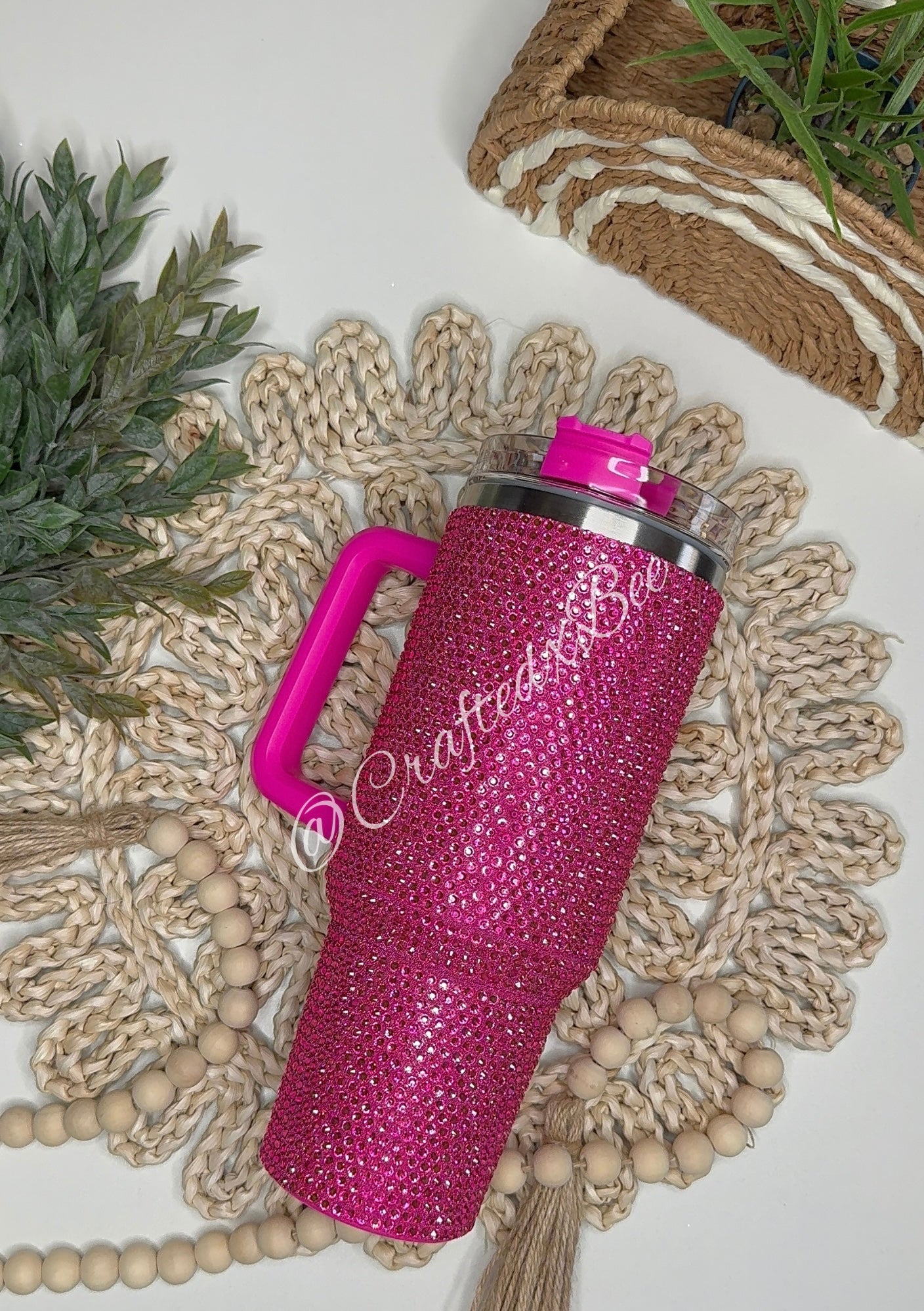 Rhinestone 40oz Tumbler RTS
