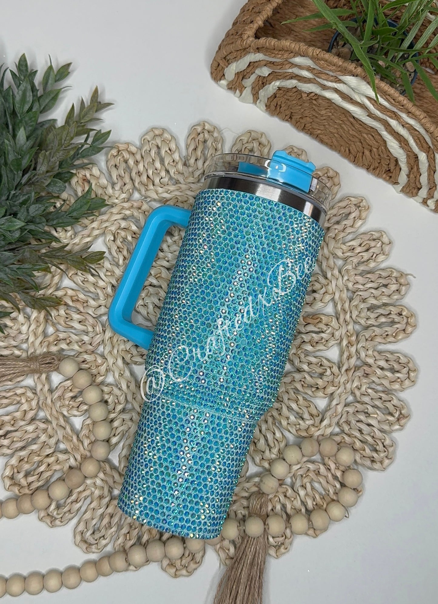 Rhinestone 40oz Tumbler RTS