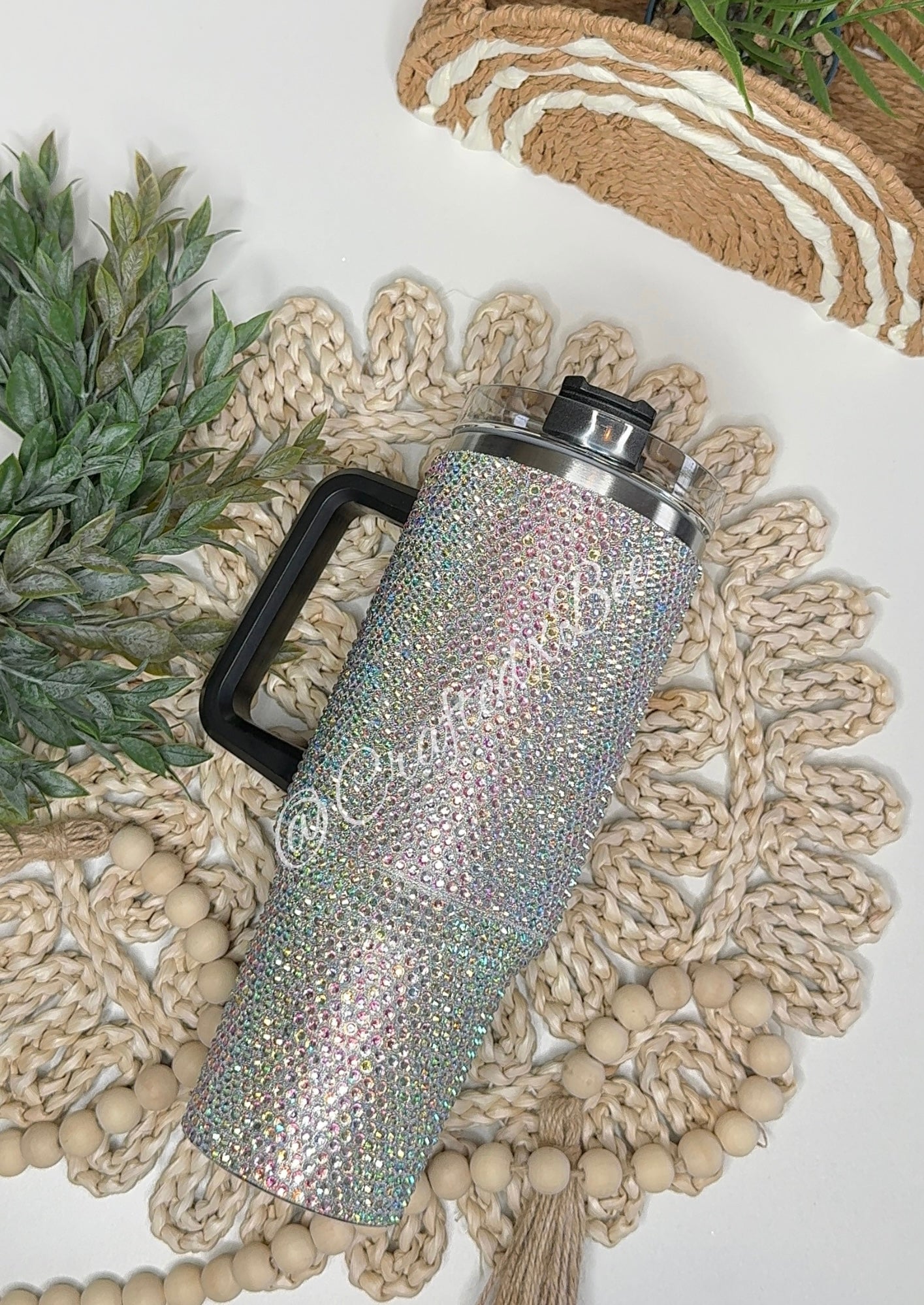 Rhinestone 40oz Tumbler RTS