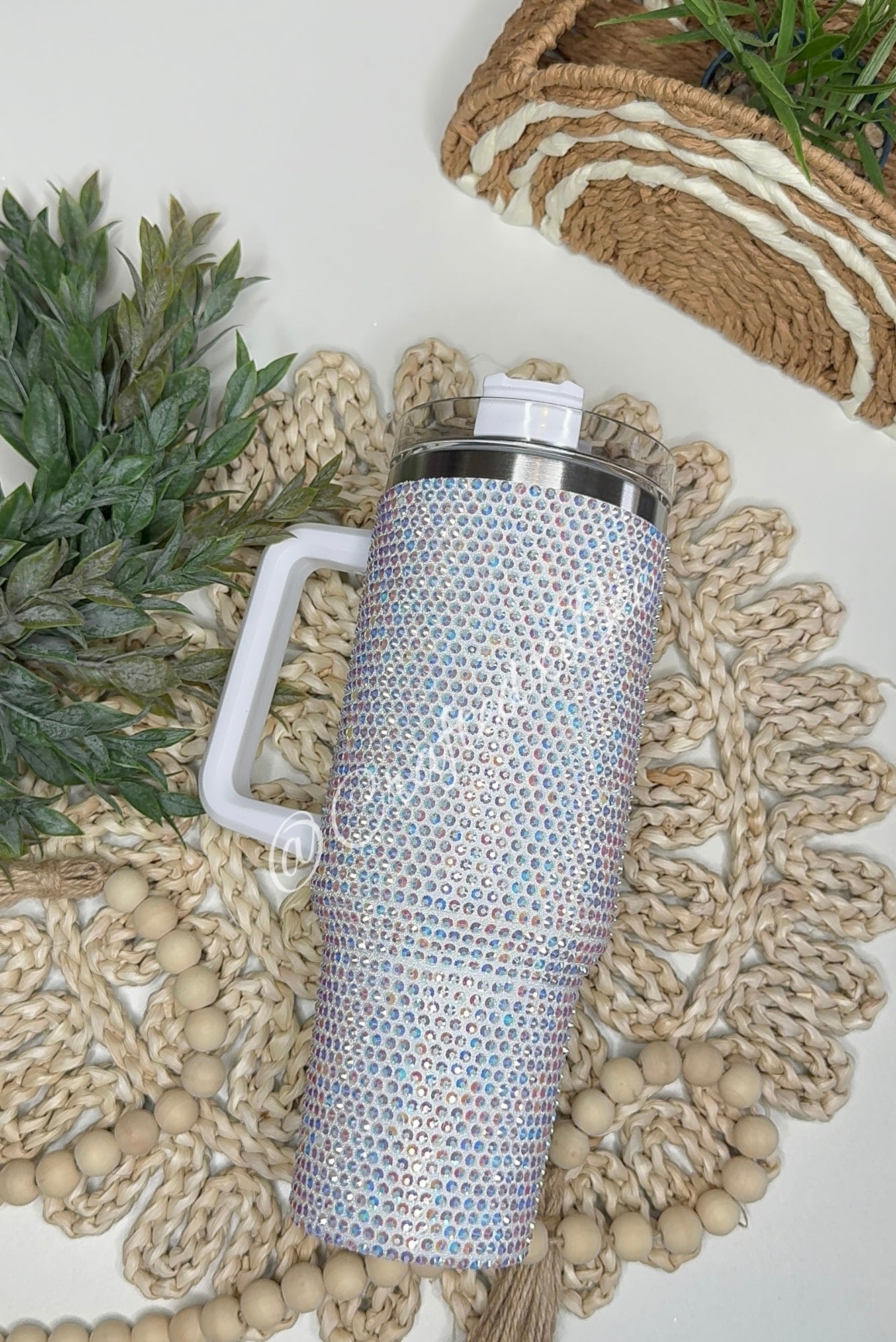 Rhinestone 40oz Tumbler RTS