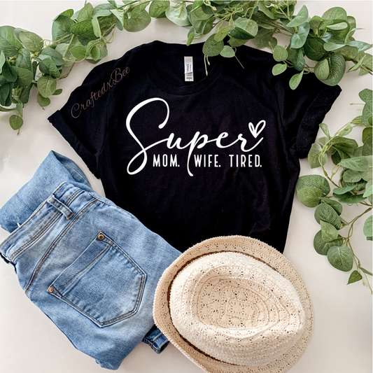 Super Tired T-shirt blk