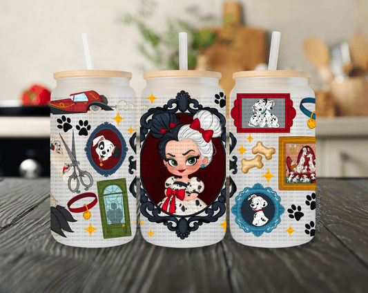 C D Mirror Glass Can