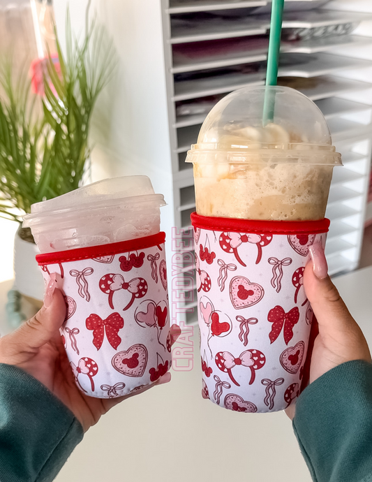 Vday Mouse Cup sleeves